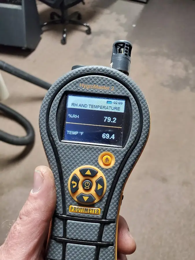 Moisture meter humidity assessment for Mold Remediation & Removal in Belle Isle